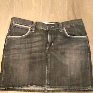 Vintage Y2K Size 4/27 Paper Denim & Cloth Skirt 13152
